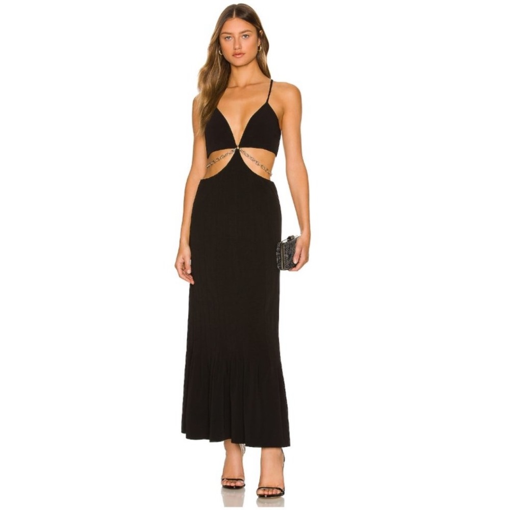 Jonathan Simkhai Black Midi Dress